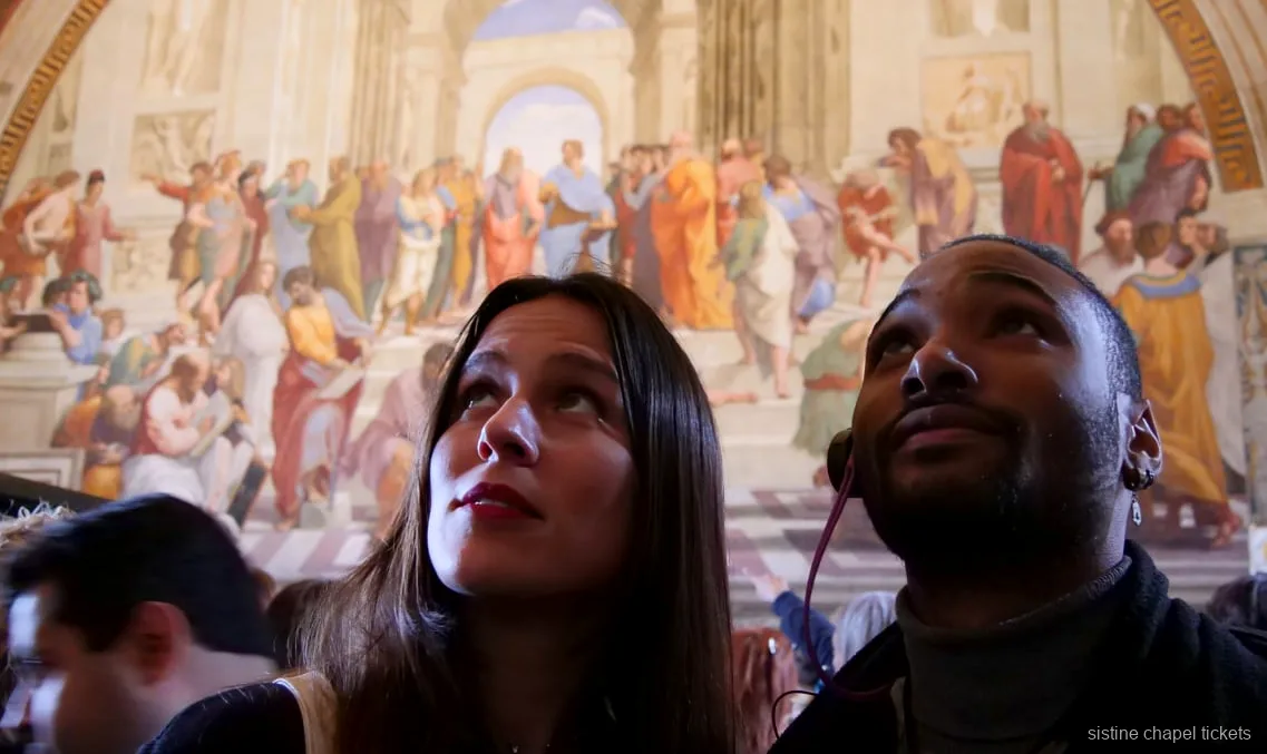 Piazza San Pietro vista alla fine del tour rapido per la Cappella Sistina