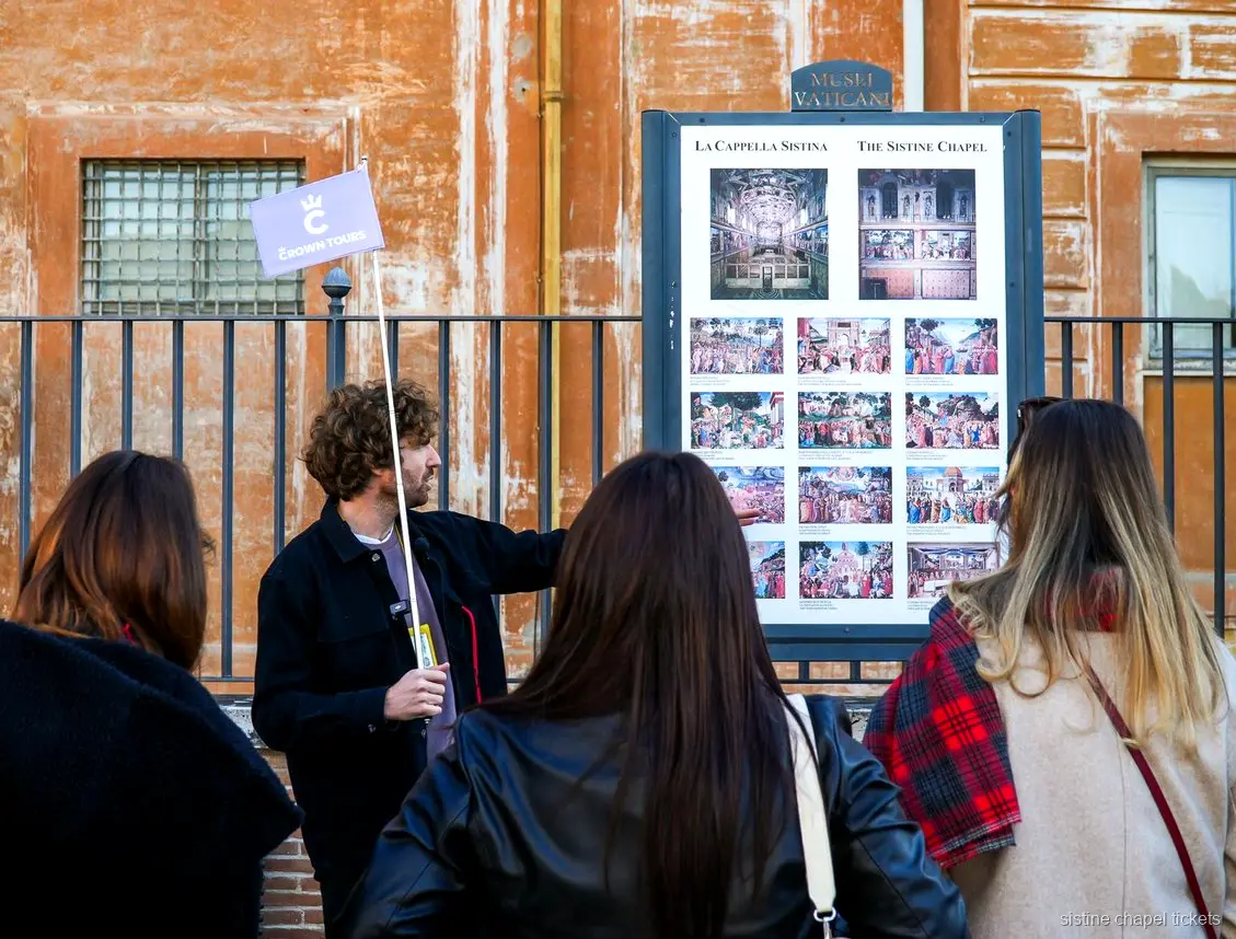 Uitzicht vanaf de Koepelklim van de Sint-Pieter, het hoogste niveau van de gegidste Vaticaan tour
